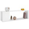 vidaXL TV-Schrank Hochglanz-Wei&szlig; 100x24x32 cm Holzwerkstoff
