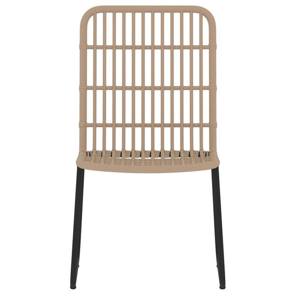 vidaXL 3-tlg. Garten-Essgruppe Eichen-Optik