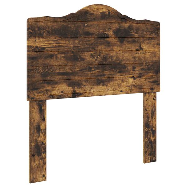 vidaXL Kopfteil Ger&auml;ucherte Eiche 90 cm Holzwerkstoff