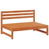 vidaXL Garten-Lounge-Set 6 pcs Wachsbraun Massives Kiefernholz