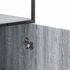 vidaXL Highboard Grau Sonoma 68x35x139 cm Holzwerkstoff und Metall
