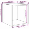 vidaXL Wandschrank 2 pcs Altholz 37 x 37 x 37 cm Holzwerkstoff