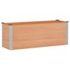 vidaXL Hochbeet Braun 150 x 50 x 54 cm WPC und Aluminium