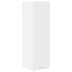 vidaXL H&auml;ngeschrank mit Speicher Wei&szlig; 30 x 31 x 100 cm Holzwerkstoff