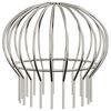 vidaXL Dachrinnenblattschutz 8 pcs Silber 200 mm Edelstahl