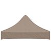 vidaXL Partyzelt-Dach 2x2 m Taupe 270 g/m²