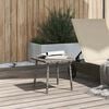 vidaXL Garten-Couchtisch Rechteckig Grau 40x40x37 cm Poly Rattan