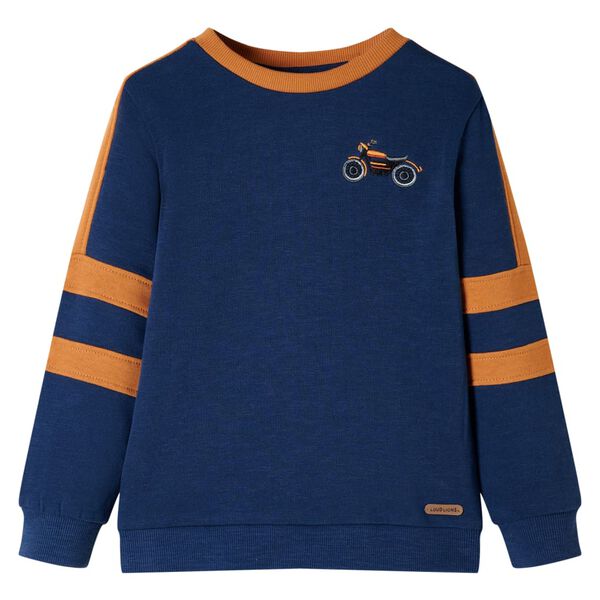 Kinder-Sweatshirt Indigoblau 116
