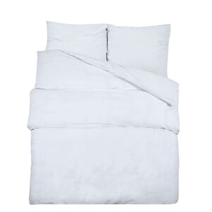 vidaXL Bettw&auml;sche-Set Wei&szlig; 200x200 cm Leichte Mikrofaser