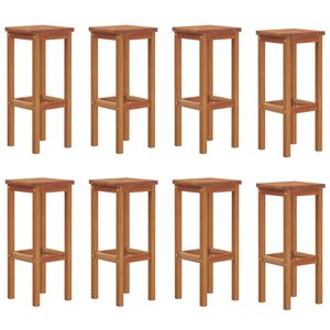vidaXL Barhocker 8 Stk. Massivholz Akazie