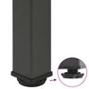 vidaXL Konsolentischbeine 4 Stk. Anthrazit 72-74 cm Stahl