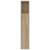 vidaXL Kopfteil mit Ablagen Sonoma-Eiche 160x18,5x104,5 cm