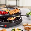 Tristar 6-Personen-Raclette-Grill 800 W 29 cm Schwarz