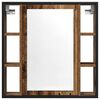 vidaXL Bad-Spiegelschrank Altholz-Optik 60x16x60 cm Holzwerkstoff