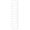 vidaXL Handtuchst&auml;nder Wei&szlig; 24x12x96 cm Stahl