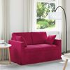 vidaXL Sofa Weinrot Gesamtabmessungen: 138 x 78 x 80 cm (B x T x H)