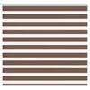 vidaXL Doppelrollo Braun 160x100 cm Stoffbreite 155,9 cm Polyester