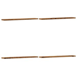 vidaXL Wandregale 4 Stk. Altholz-Optik 60x20x1,5 cm Holzwerkstoff