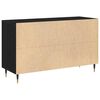 vidaXL Sideboard Schwarze Eiche 100 x 36 x 60 cm Holzwerkstoff