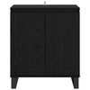 vidaXL Sideboard Schwarz Eichen-Optik 60 x 35 x 70 cm Holzwerkstoff