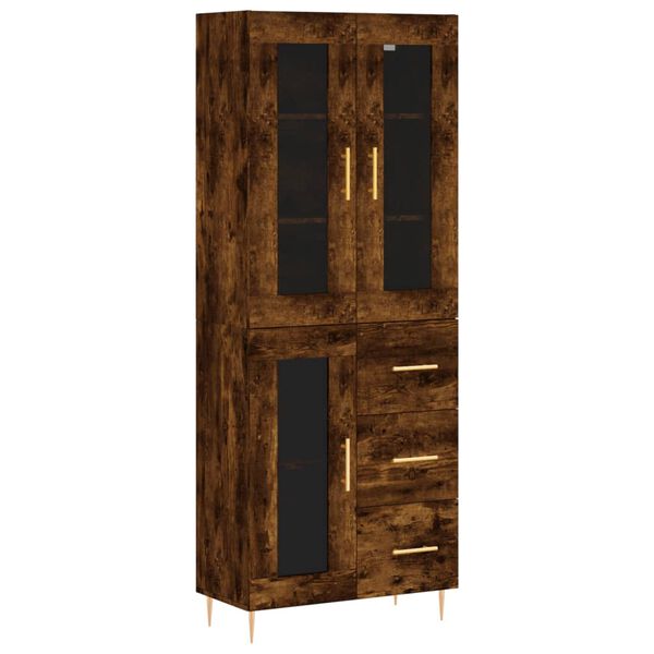 vidaXL Highboard R&auml;uchereiche 69,5x34x180 cm Holzwerkstoff