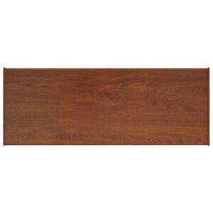 vidaXL Fensterbank Braunes Holz 100 x 30 x 4,5 cm PVC