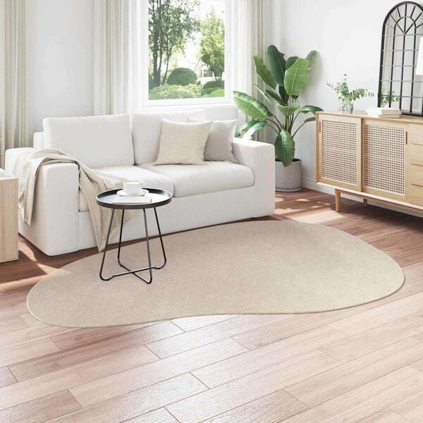 vidaXL Teppich HUARTE Beige 160 x 230 cm Polyester