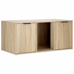 vidaXL Katzenkiste M&ouml;bel Sonoma-Eiche 100 x 49 x 45 cm Holzwerkstoff