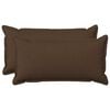 vidaXL Kissenbezug 2 pcs HOUTEN Braun 40 x 70 cm Kunstleinen
