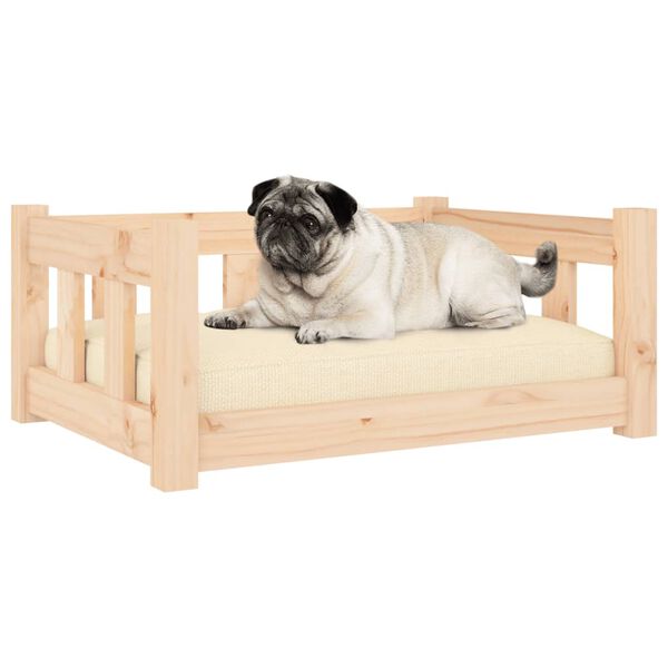 vidaXL Hundebett 65,5x50,5x28 cm Massivholz Kiefer