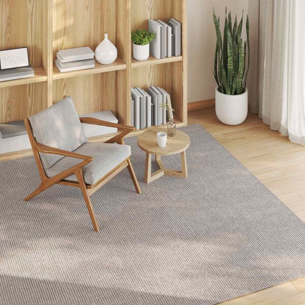 vidaXL Bereichsteppiche LUGO Creme und Taupe 120 x 120 cm Polyester