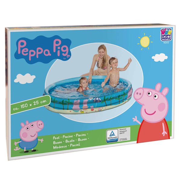 Happy People 3-Ring Kinderpool Peppa Pig 150x25 cm