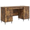 vidaXL Schreibtisch Ger&auml;ucherte Eiche 142,5 x 50 x 75 cm Holzwerkstoff