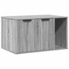 vidaXL Katzenklo Grau Sonoma 80x50x45 cm Holzwerkstoff