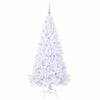 vidaXL Künstlicher Weihnachtsbaum Weiß 180 cm PVC und Stahl