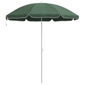 vidaXL Gartensonnenschirm 170T Polyester Gr&uuml;n
