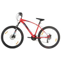 vidaXL Mountainbike 21 Gang 29 Zoll Rad 48 cm Rahmen Rot