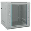 vidaXL Netzwerkschrank mit Speicher Grau 53 x 60 x 60 cm Stahl