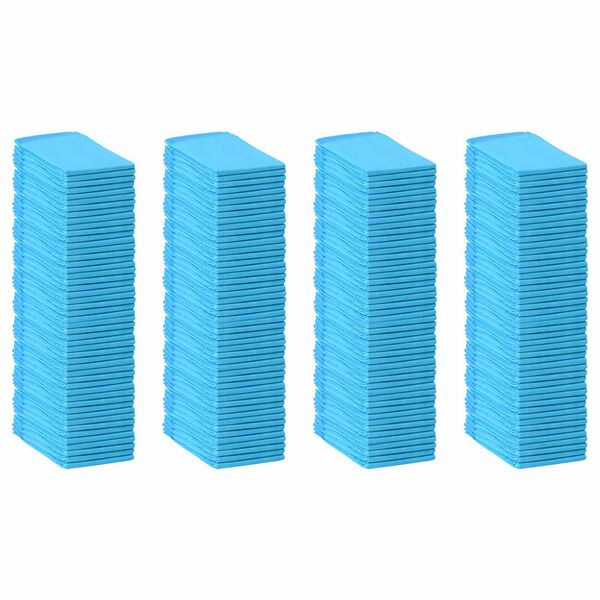 vidaXL Haustier Training Pad 200 pcs Blau und Weiß 120 x 80 cm