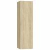 vidaXL 3-tlg. TV-Schrank-Set Sonoma-Eiche Holzwerkstoff