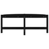 vidaXL Couchtisch Schwarz 118x63x45 cm Massivholz Kiefer