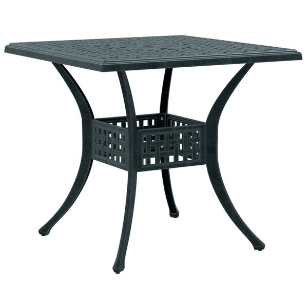 vidaXL 3-tlg. Bistro-Set Gr&uuml;n Aluminiumguss
