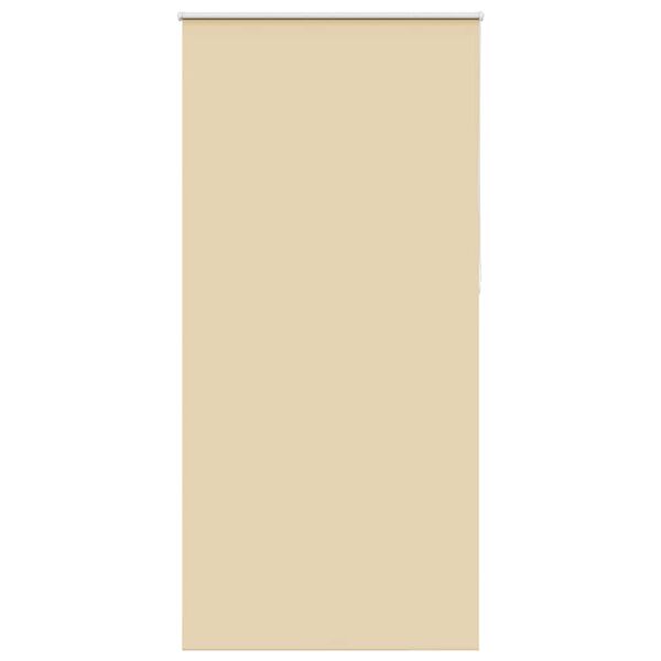 vidaXL Verdunkelungsrollo Beige 95x230cm Stoffbreite 90,7 cm Polyester