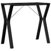 vidaXL Esstisch-Gestell in Y-Form 80x40x73 cm Stahl