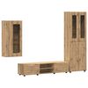 vidaXL TV-Schrankset FLORIN 3 pcs Artisan-Eiche Holzwerkstoff