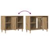 vidaXL Badschrank Braun Artisan-Eiche 80x33x60 cm Holzwerkstoff