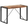 vidaXL Esstisch 120x60x75 cm Massivholz