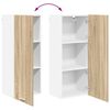 vidaXL H&auml;ngeschrank Sonoma-Eiche 40 x 31 x 100 cm Holzwerkstoff