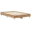 vidaXL Bettgestell ohne Matratze Artisan-Eiche 120x190cm Holzwerkstoff