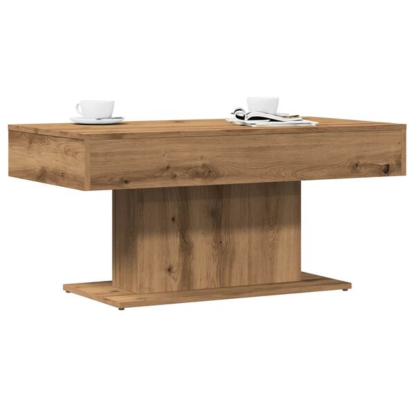 vidaXL Couchtisch Artisan-Eiche 96x50x45 cm Holzwerkstoff